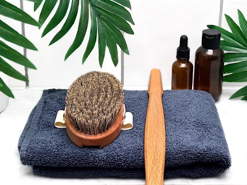 Bättre lymfflöde med torrborstning