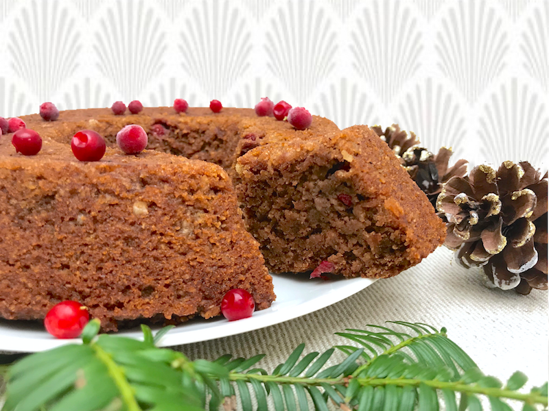 Glutenfri mjuk lingonpepparkaka (vegan)