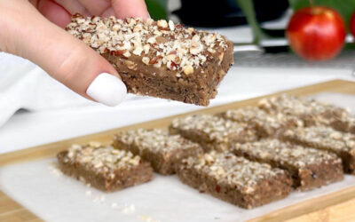 Veganska proteinbars med äpple och kanel