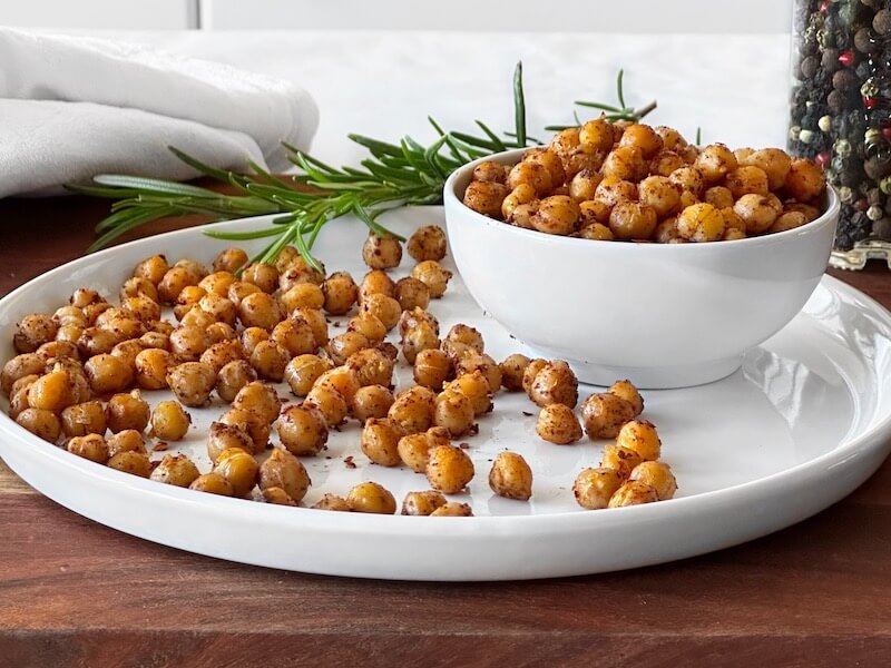 Recept för rostade kikärtor